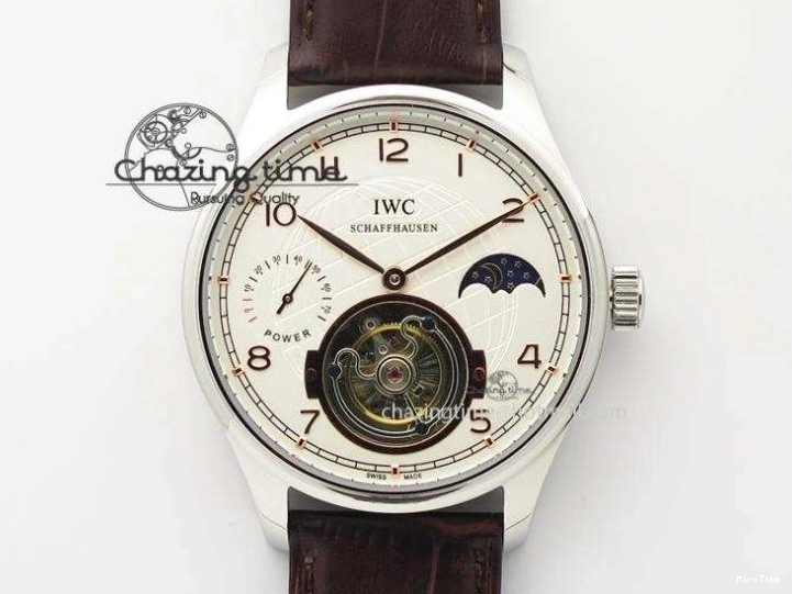MIROTIME 0327 Portuguese Real PR IW500112 ZF 1:1 Laureus Edition On Black Leather Strap A Flexible 7369